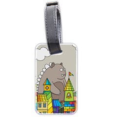 Kids Drawing Children Artwork Art Luggage Tag (two Sides)