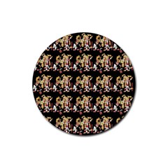 Aztec 5 Rubber Coaster (round) 