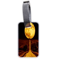 Moon Road Luggage Tag (two Sides)