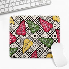 Leaves Foliage Batik Seamless Large Mousepads