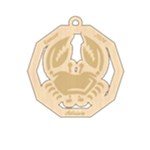 Personalized Zodiac Facts Cancer Wood Ornament Front