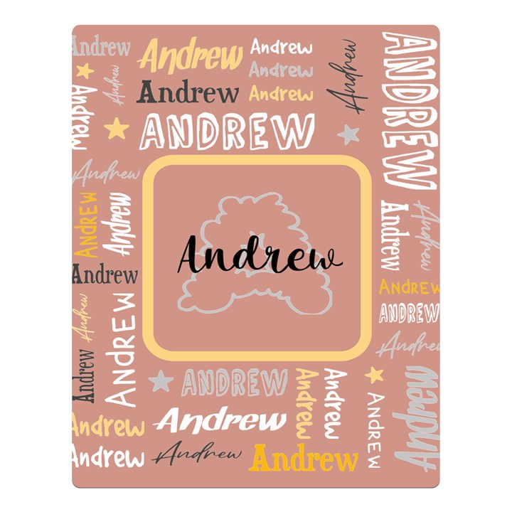 Personalized Name Blanket Two Sides Premium Plush Fleece Blanket (Large)