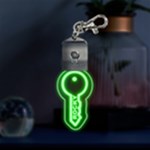 Personalized Name Key LED Key Chain Front