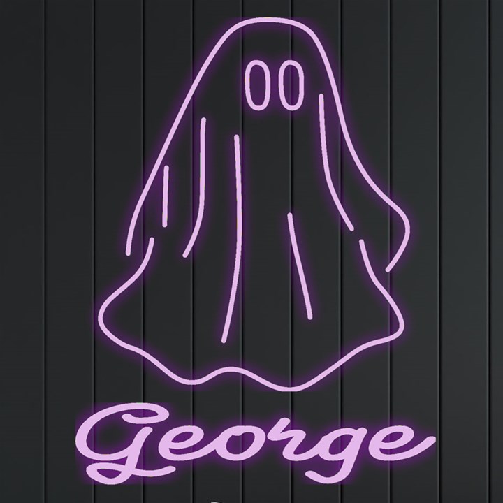 Personalized  Ghost Halloween Name Neon Signs and Lights