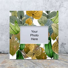 Sheet Autumn Color Drawing White Box Photo Frame 4  X 6 
