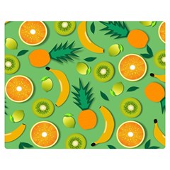 Fruit Tropical Pattern Design Art Pattern Premium Plush Fleece Blanket (medium)