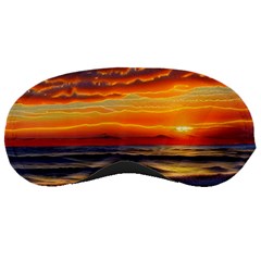 Nature s Sunset Over Beach Sleeping Mask