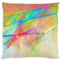 Abstract-14 Large Cushion Case (one Side)