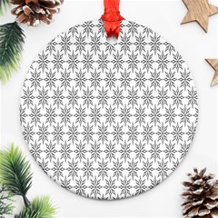 Ornamental 01 Round Ornament (two Sides)