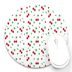 Cherries Round Mousepad