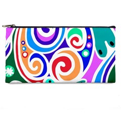 Crazy Pop Art - Doodle Circles   Pencil Case