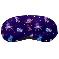 Space-seamless-pattern Sleeping Mask