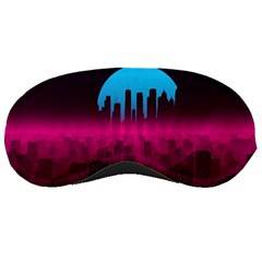 Futuristic Cityscape Sleeping Mask