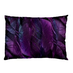 Feather Pattern Texture Form Pillow Case (two Sides)