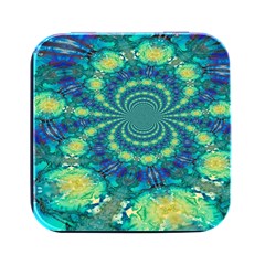 Fractal Square Metal Box (black)