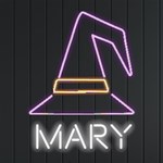 Personalized Name Halloween Graphic Neon Signs and Lights Front