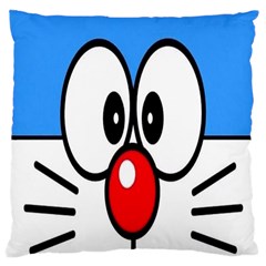 Doraemon Face, Anime, Blue, Cute, Japan Large Cushion Case (one Side)