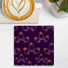 Petal Dot Seamless Pattern Uv Print Square Tile Coaster 