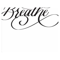Breathe T- Shirt Breathe T- Shirt (1) Two Sides Premium Plush Fleece Blanket (medium)