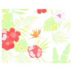 Botanical T- Shirt Botanical Attractive Smelling T- Shirt Two Sides Premium Plush Fleece Blanket (medium)