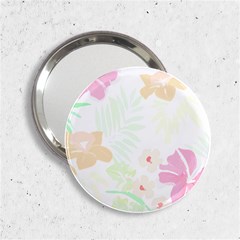 Hawaii T- Shirt Hawaii Flower Creative T- Shirt 2 25  Handbag Mirrors