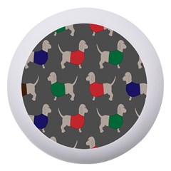 Cute Dachshund Dogs Wearing Jumpers Wallpaper Pattern Background Dento Box With Mirror