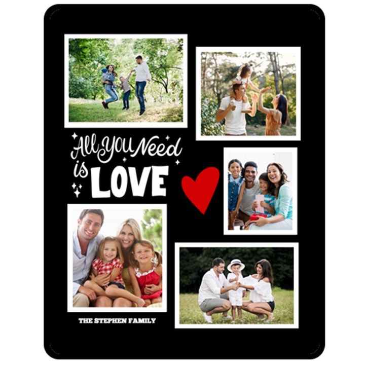 Family Name Medium Blanket Fleece Blanket (Medium)