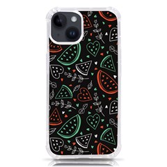 Seamless-vector-pattern-with-watermelons-mint -- Iphone 14 Tpu Uv Print Case