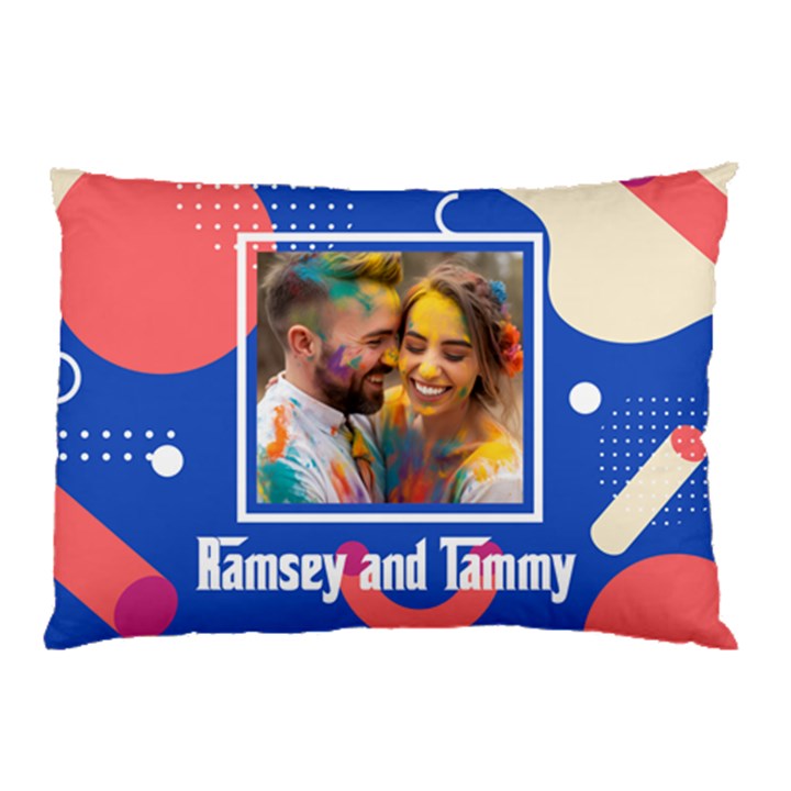 Colorful frame pillow Pillow Case