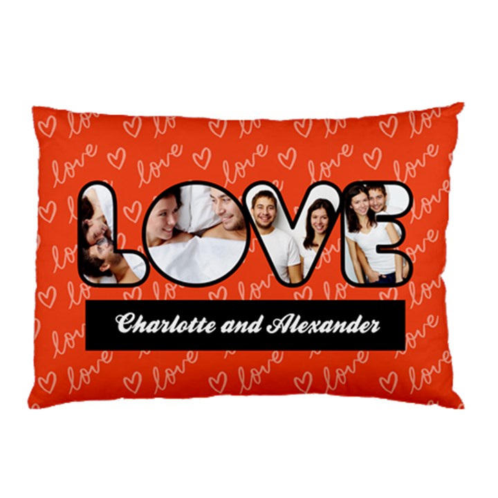 love frame pillow Pillow Case