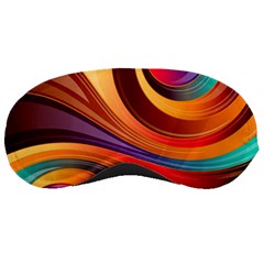 Abstract Colorful Background Wavy Sleep Mask
