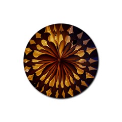 Light Star Lighting Lamp Rubber Coaster (round)