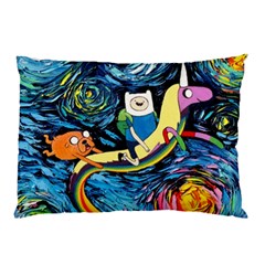 Adventure Time Art Starry Night Van Gogh Pillow Case (two Sides)