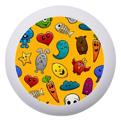 Graffiti Characters Seamless Ornament Dento Box With Mirror