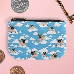 Pug Sky Blue Mini Coin Purse