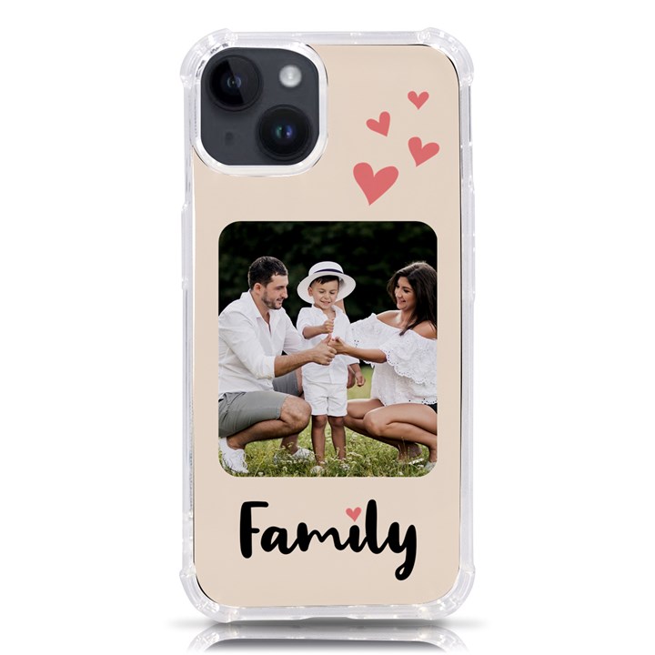 Personalized Family Photo Phone Case iPhone 14 TPU UV Print Case