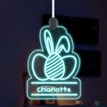 Easter Rabbit LED Acrylic Ornament Front