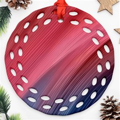 Abstract, Lines Round Filigree Ornament (two Sides)