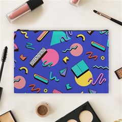 Geometric Shapes Material Design, Lollipop, Lines Cosmetic Bag (large)