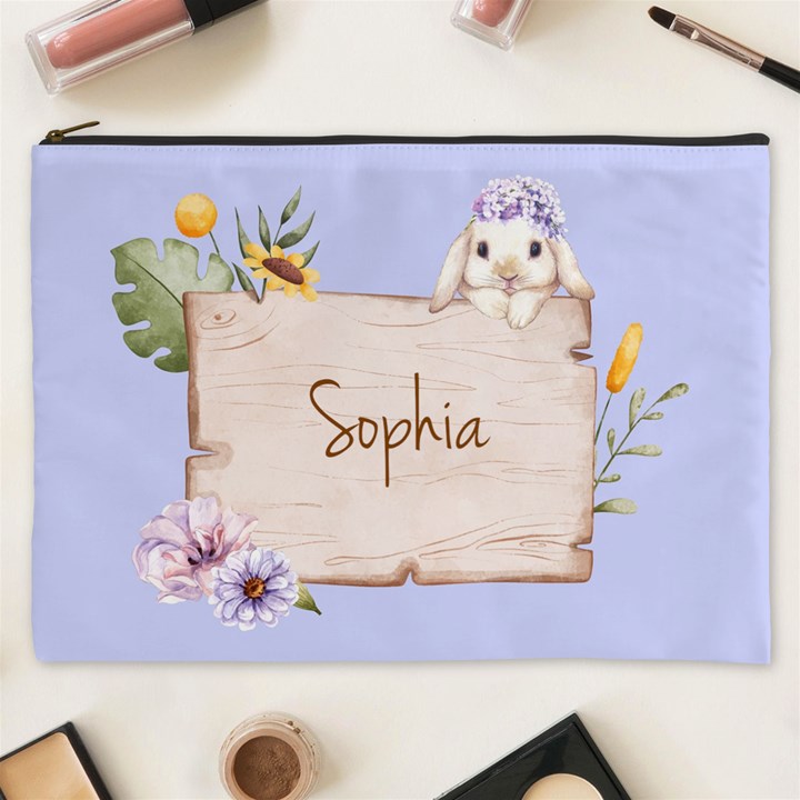 Personalized Rabbit Cosmetic Bag Cosmetic Bag Cosmetic Bag (XXXL)