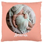 Personalized Newborn Baby Gift 16  Baby Flannel Cushion Case (Two Sides) Front