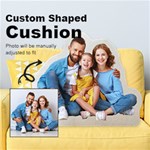 Personalized Family Custom Shaped Cushion Cut To Shape Cushion Case Front