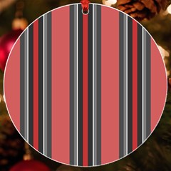 Streifen Uv Print Acrylic Ornament Round