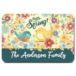 Personalized Hello Spring Color Name Any Text Large Doormat Large Doormat 30, x20,  Door Mat