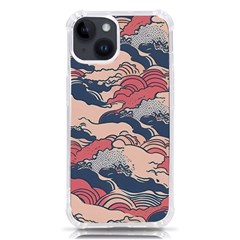 Waves Ocean Sea Water Pattern Rough Seas Digital Art Nature Nautical Iphone 14 Tpu Uv Print Case