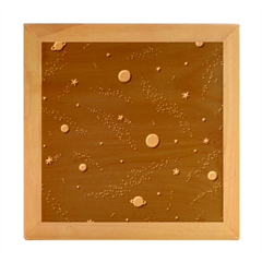 Space Nasa Galaxy Wood Photo Frame Cube