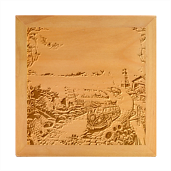 Grateful Dead Golden Road Wood Photo Frame Cube