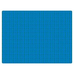 Blue Lego Texture Macro, Blue Dots Background, Lego Two Sides Premium Plush Fleece Blanket (baby Size)