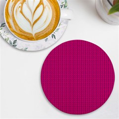 Purple Lego Texture Macro, Purple Dots Background Uv Print Round Tile Coaster
