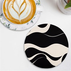 A Minimalist Pattern With Simple Lines And Shapes, Creating A Clean And Modern Aesthetic 06 Uv Print Round Tile Coaster